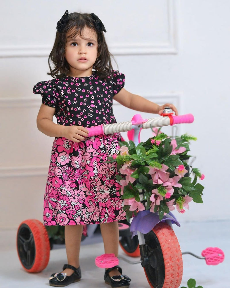 Perfect for every twirl and adventure, Girls Garden Party Frock